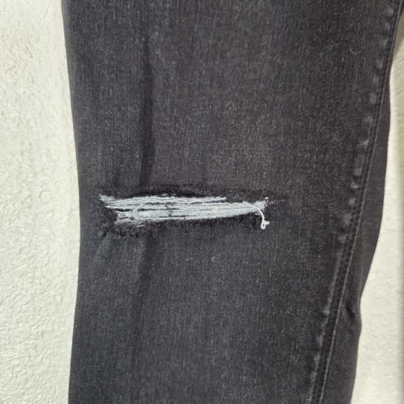 Spanx Vintage Distressed Ankle Skinny Jeans in Black Size Large Style 20213R - Picture 6 of 13